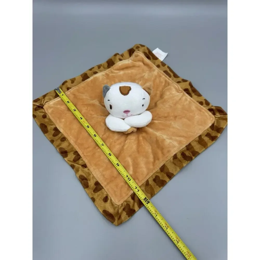 Highlights Calico Kitty Lovey Baby Security Blanket Brown